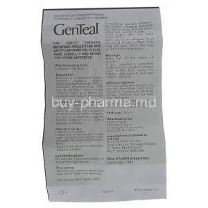Genteal, Hydroxypropyl MethylCellulose Solution information sheet