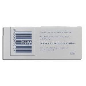 Amlodipine  5 mg box information