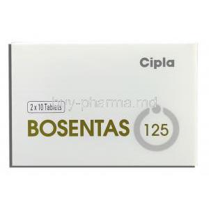 Bosentas, Generic Tracleer, Bosentan 125 mg box