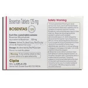 Bosentas, Generic Tracleer, Bosentan 125 mg Warnings