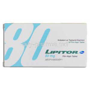 Lipitor 80 mg box