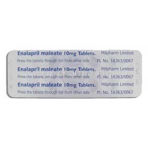 Enalapril 10 mg packaging