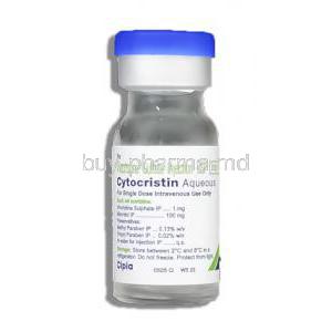 Cytocristin, Generic Oncovin, Vincristine 1 mg/ 1 ml Injection Vial