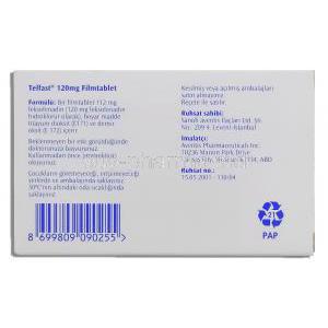 Telfast 120 mg (From Turkey)