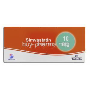 Simvastatin Tablets, Generic  Zocor, Simvastatin 10mg Box