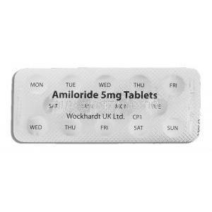 Generic Midamor, Amiloride 5 mg packaging