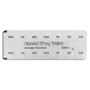 Atenolol 50 mg packaging