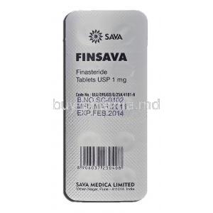 Finsava, Generic Propecia, Finasteride 1mg Tablet Strip Manufacturer Sava Medica