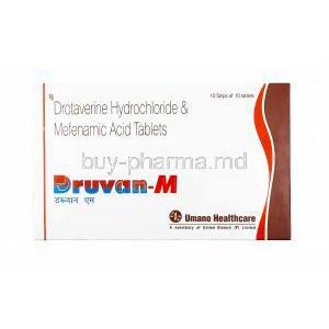 Druvan M, Drotaverine/ Mefenamic Acid