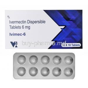Ivimec, Ivermectin 6mg box and tablets