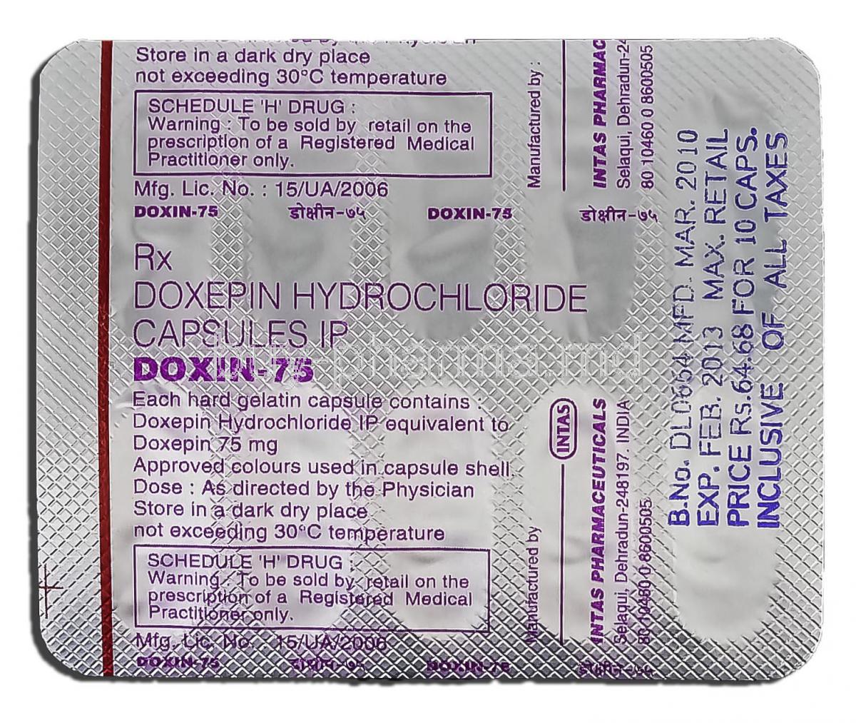 Where To Buy Doxepin hydrochloride Online Cheap