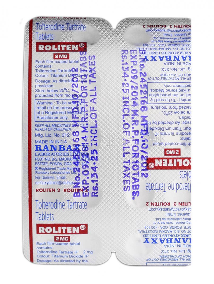 tolterodine 2 mg brand name