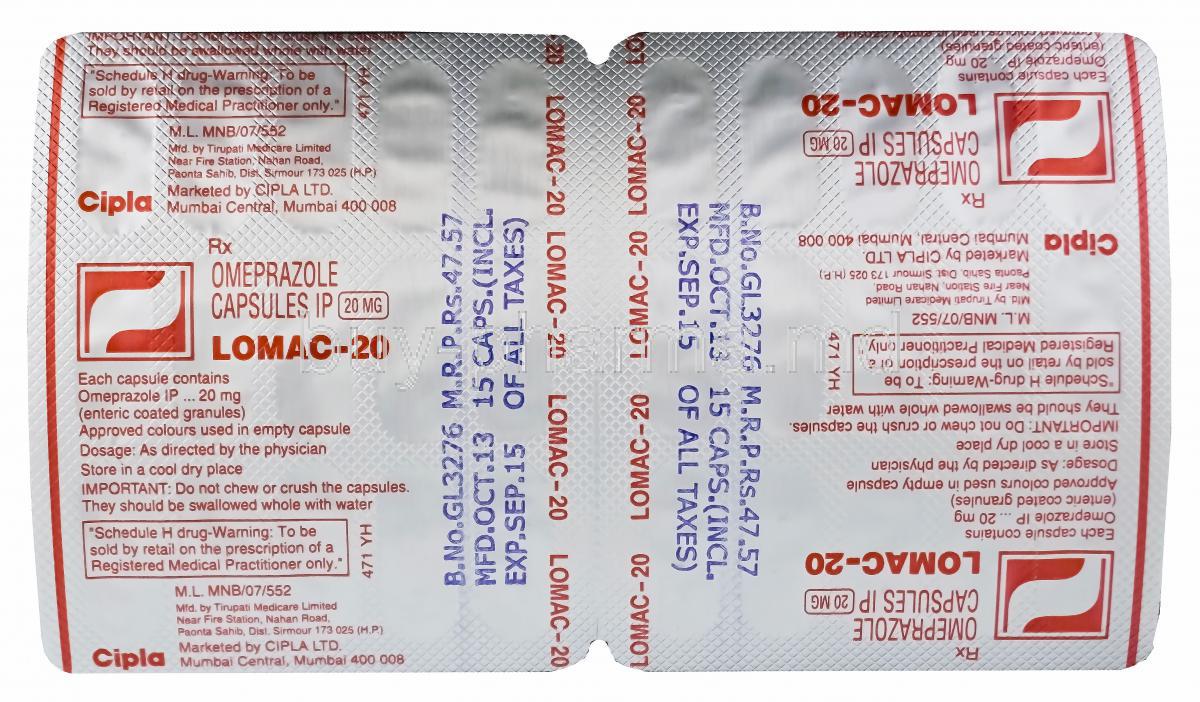 is omeprazole generic for prilosec