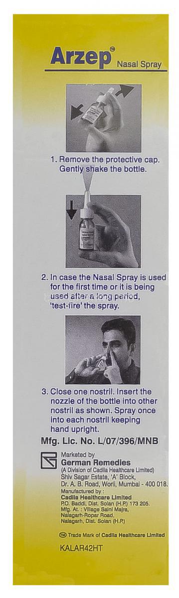 azelastine nasal spray brand name