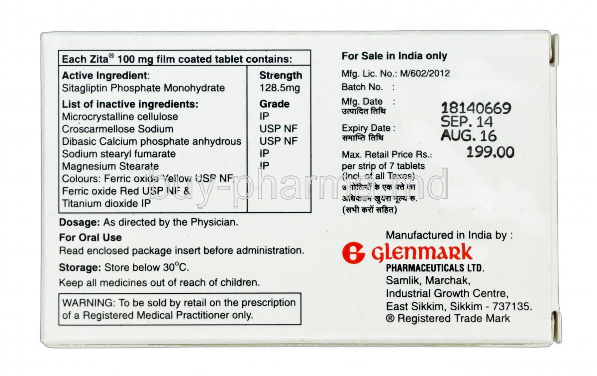 Where To Purchase Sitagliptin Generic