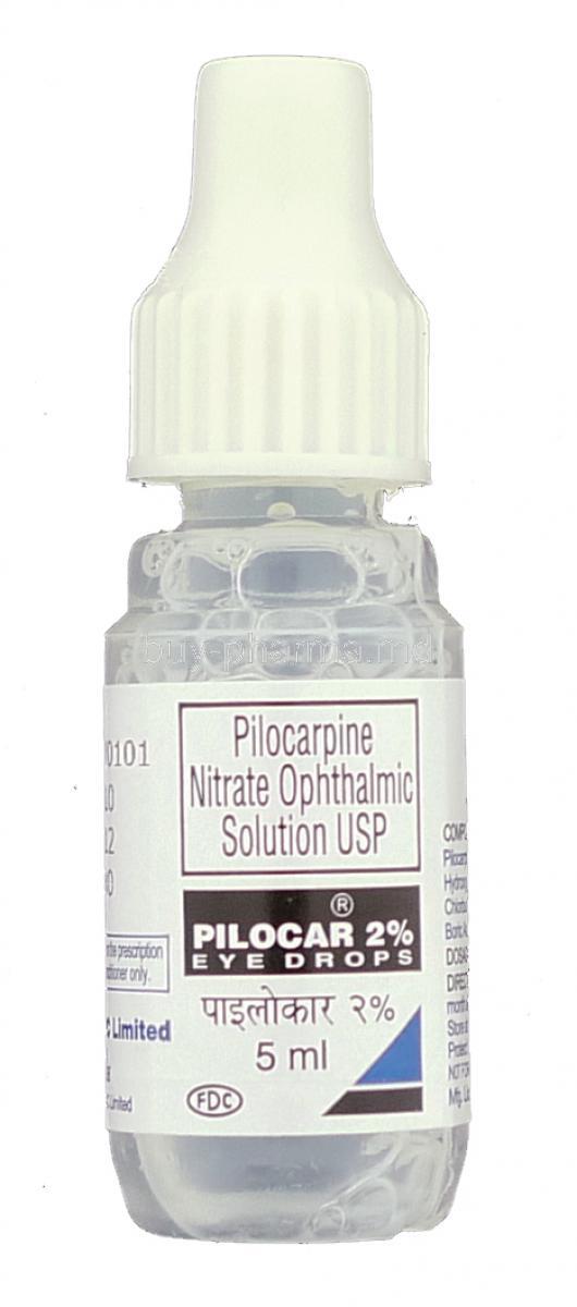 Buy Pilocar, Pilocarpine Nitrate Eye Drops ( Generic Pilagan ) Online