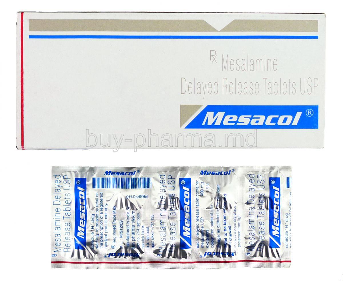 Buy Mesacol, Mesalazine ( Generic Asacol ) Online buy