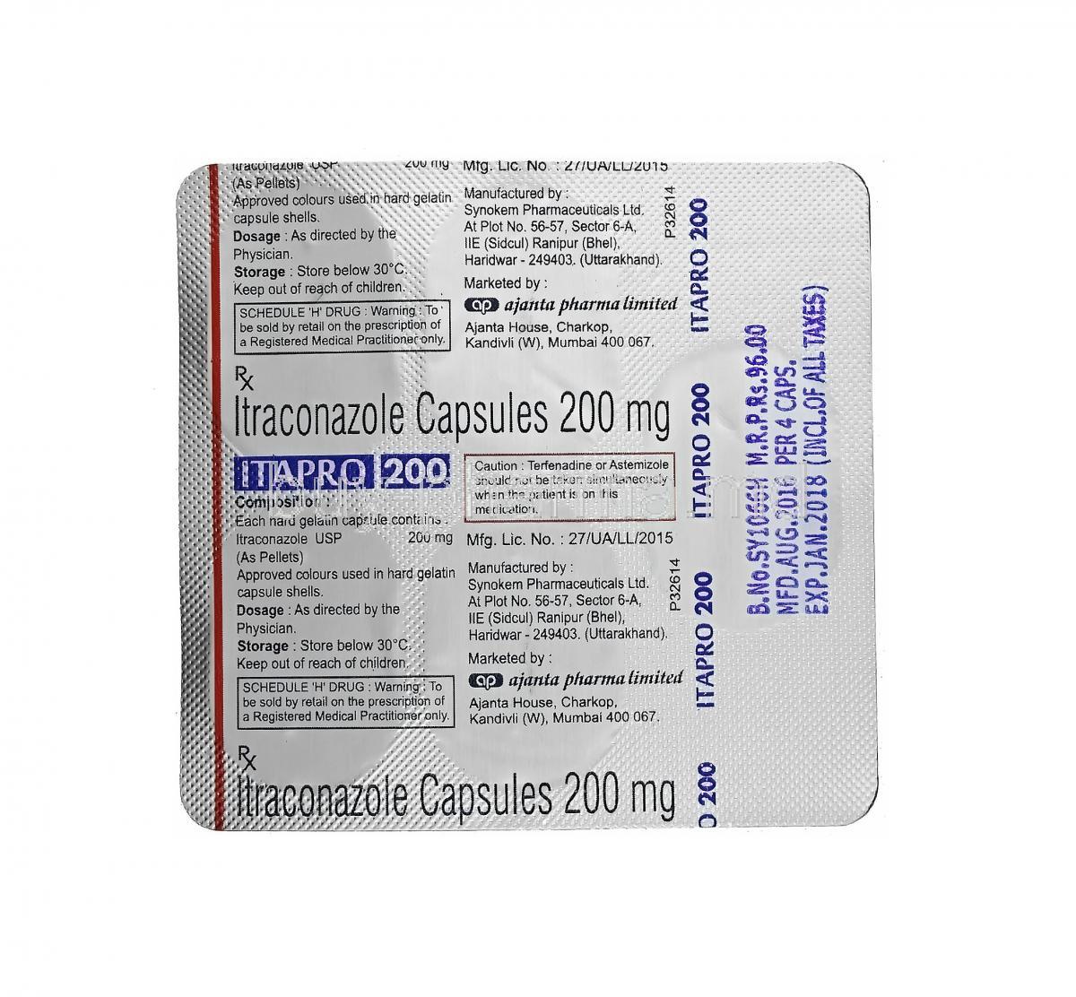 what is itraconazole tablets used for