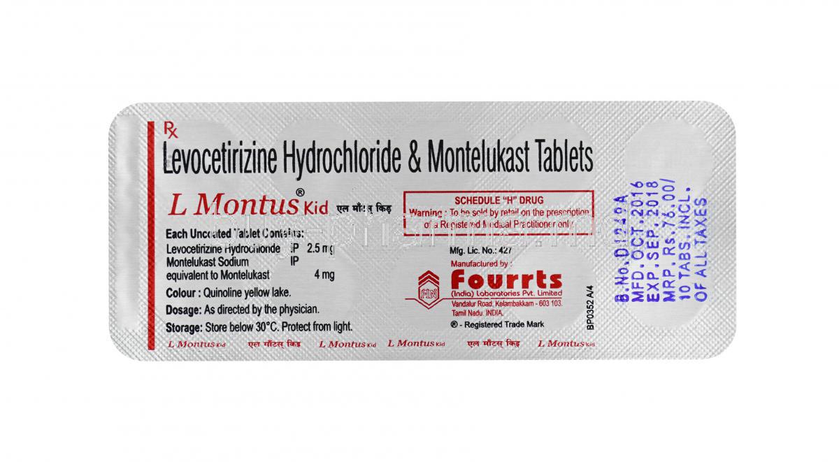 what is montelukast medication used for