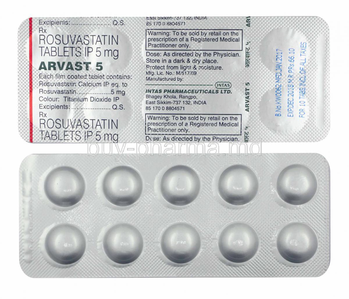 rosuvastatin used to treat