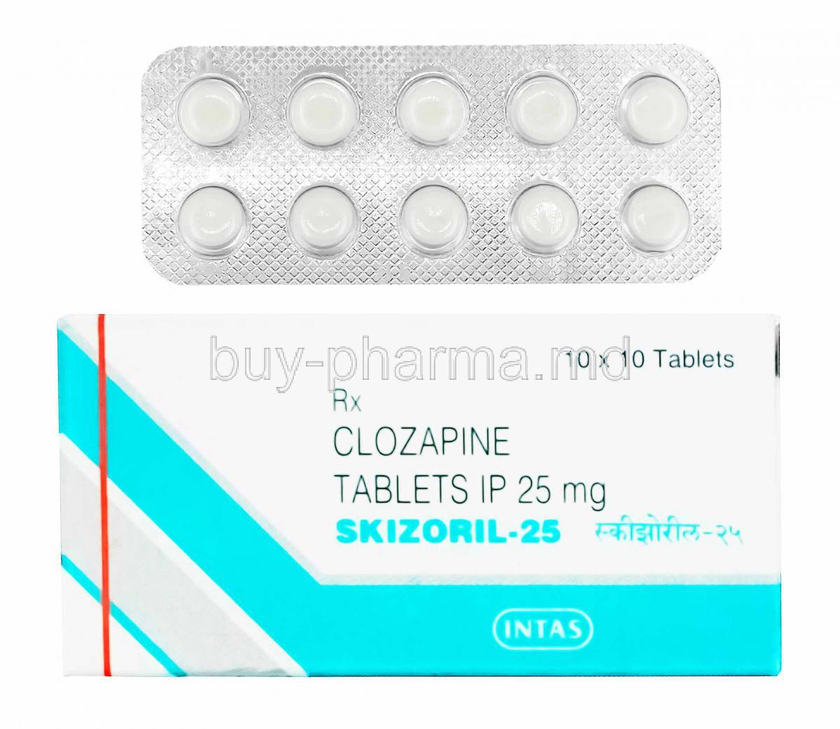 what is the generic form of clozapine