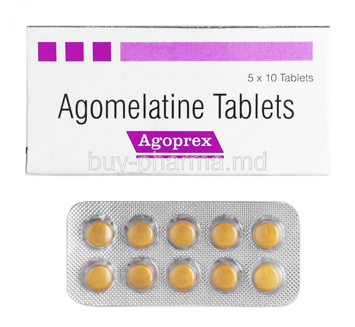 Buy Agoprex, Agomelatine Online - buy-pharma.md