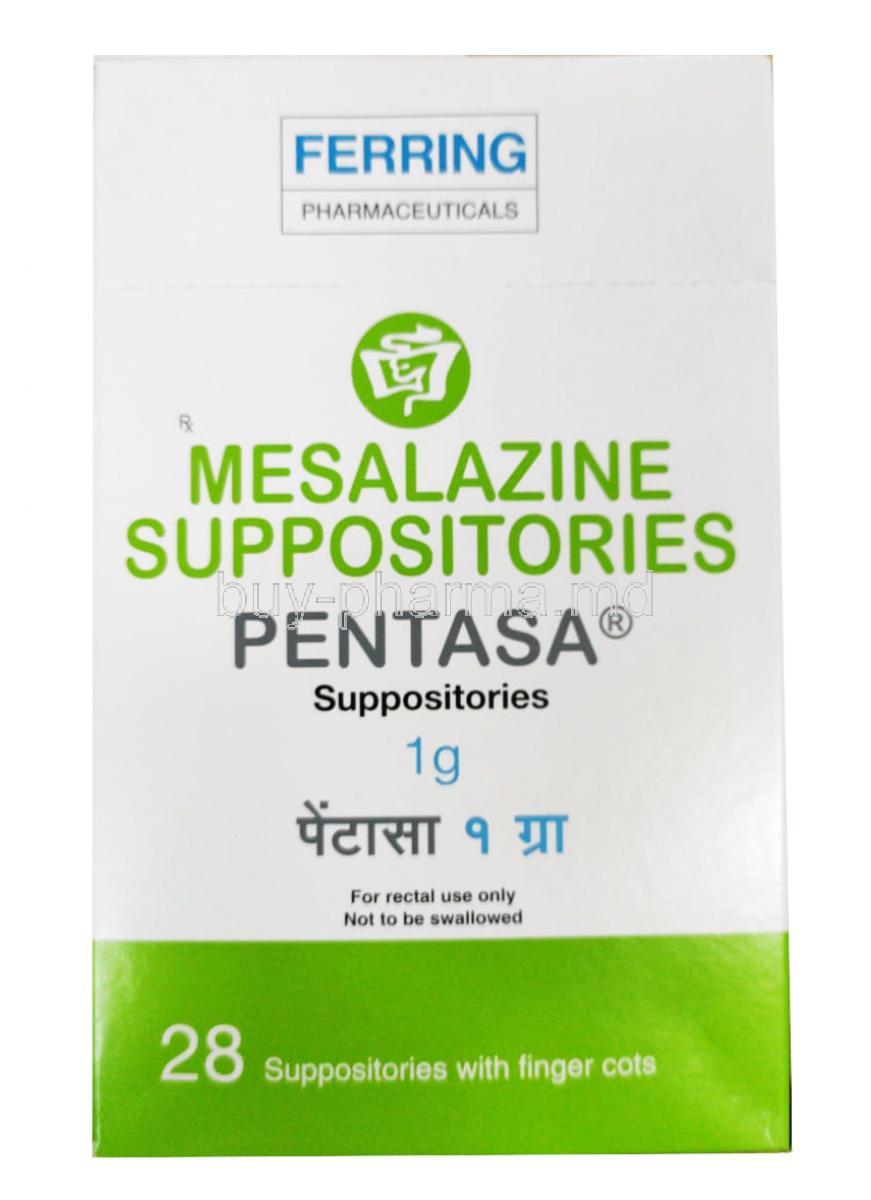 Buy Pentasa Suppositories, Mesalamine Online