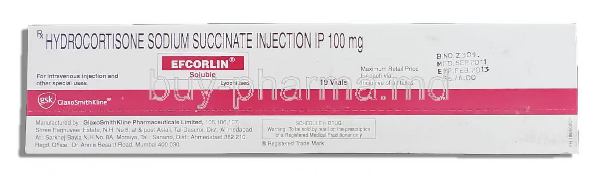 Efcorlin Hydrocortisone  Injection