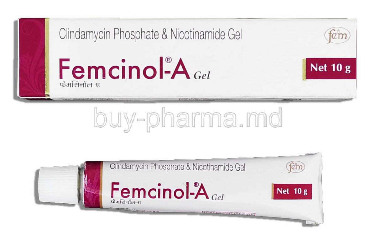 Femcinol A Gel, Clindamycin and Nicotinamide