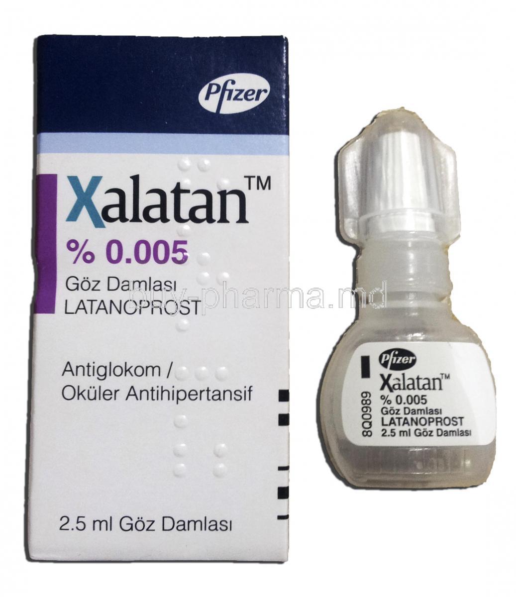 Xalatan, Latanoprost, Eye Drop, 0.005 % x 2.5ml