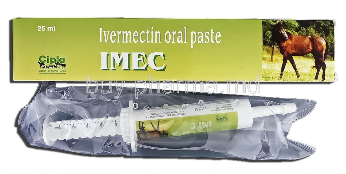 Imec, Generic Dectiver, Ivermectin 4.8 mg, oral paste, 25 ml