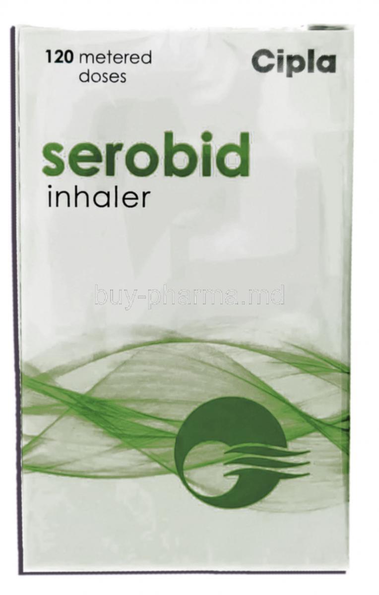 Serobid, Generic  Serevent,  Salmeterol Xinafoate 25 mcg 120 md Inhaler (Cipla)