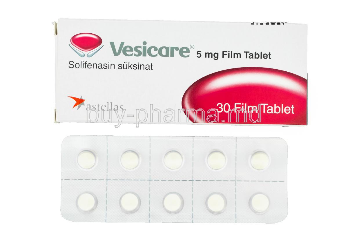 Vesicare, Solifenacin Succinate 5mg