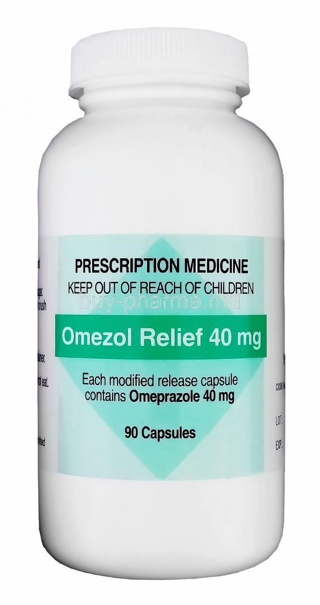 Omezol Relief, Omeprazole 40mg