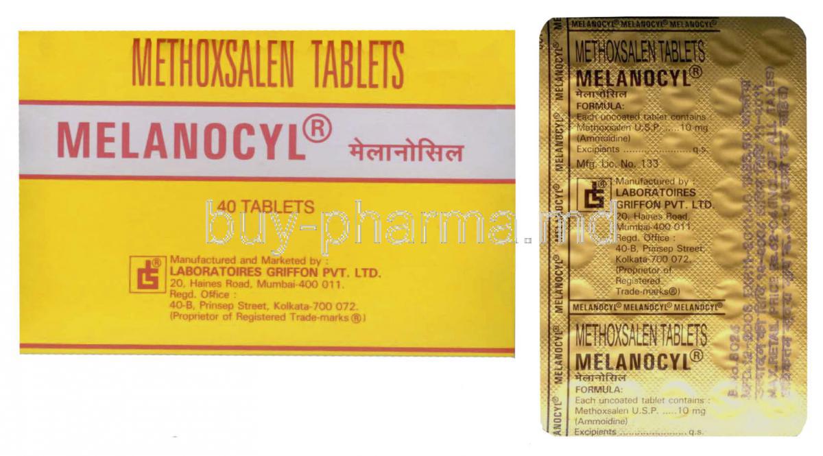 Melanocyl, Methoxsalen Tablet (Laboratories Griffon)