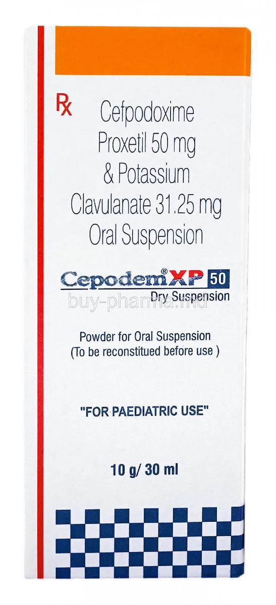 Cepodem XP Dry Syrup, Cefpodoxime/ Clavulanic Acid