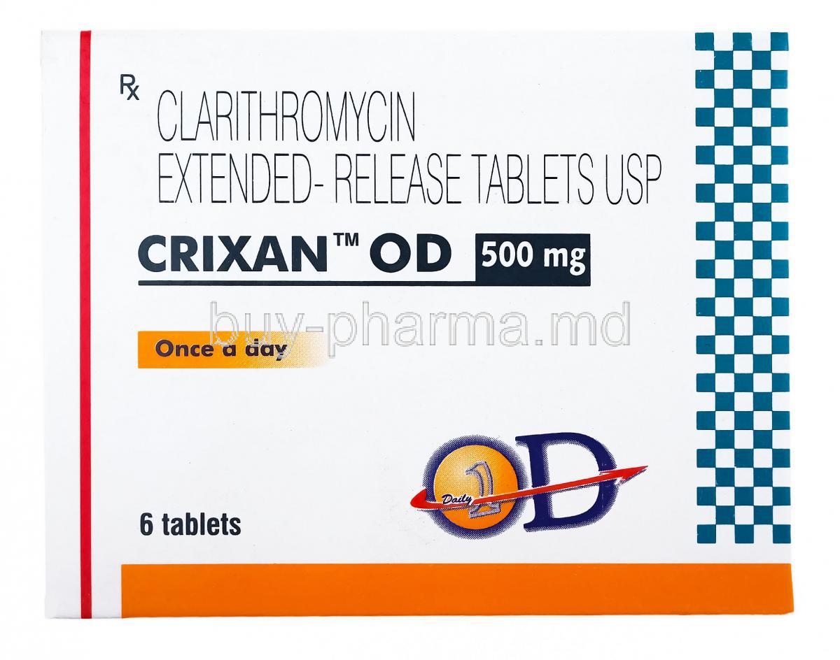 Crixan OD, Clarithromycin