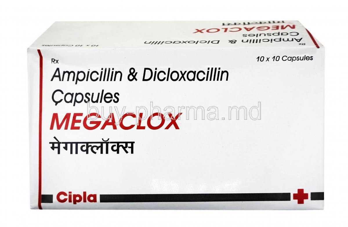 Megaclox, Ampicillin and Cloxacillin