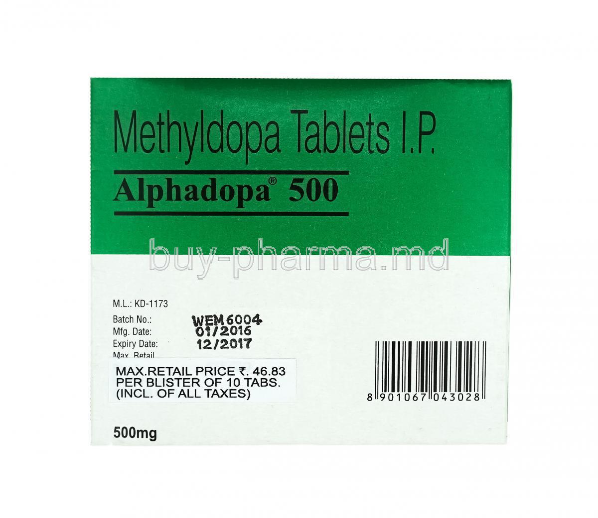 Alphadopa, Methyldopa