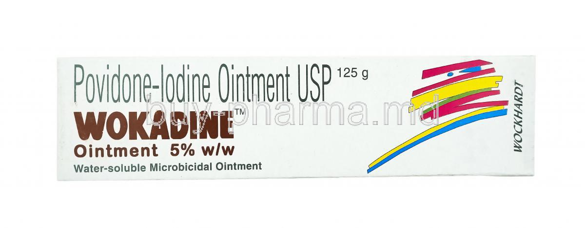 Wokadine Ointment, Povidone Iodine 5%