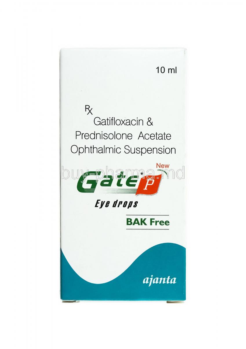 Gate P Eye Drop, Gatifloxacin and Prednisolone