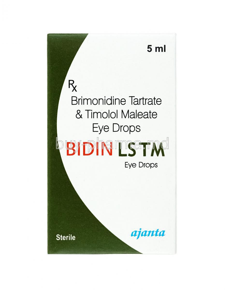 Bidin LS TM Eye Drop, Timolol and Brimonidine