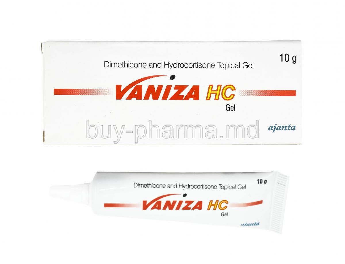 Vaniza HC Gel, Hydrocortisone Topical and Dimethicone
