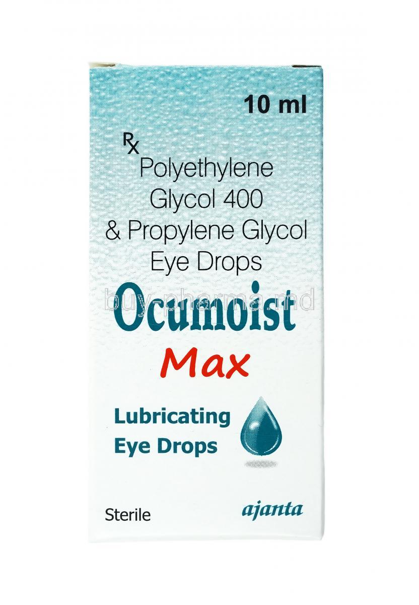 Ocumoist Max Eye Drop, Polyethylene Glycol and Propylene Glycol