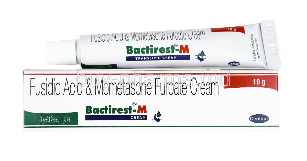 Bactirest M Cream, Mometasone and Fusidic Acid