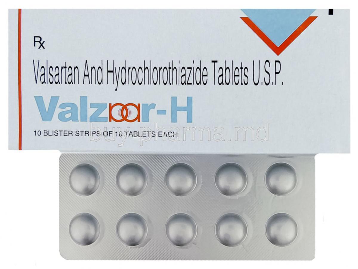 Valzaar H, Valsartan Hydrochlorothiazide