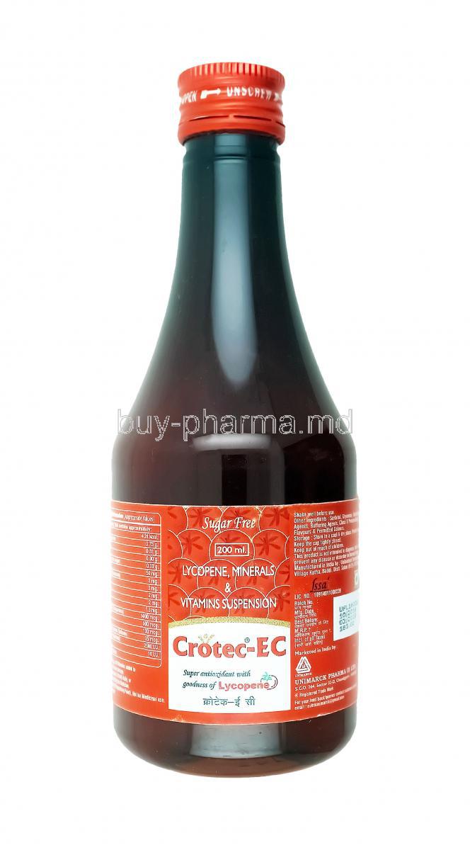 Crotec-EC Syrup bottle
