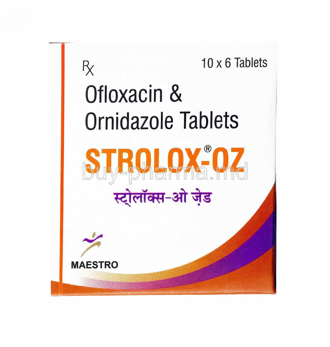Strox OZ, Ofloxacin and Ornidazole