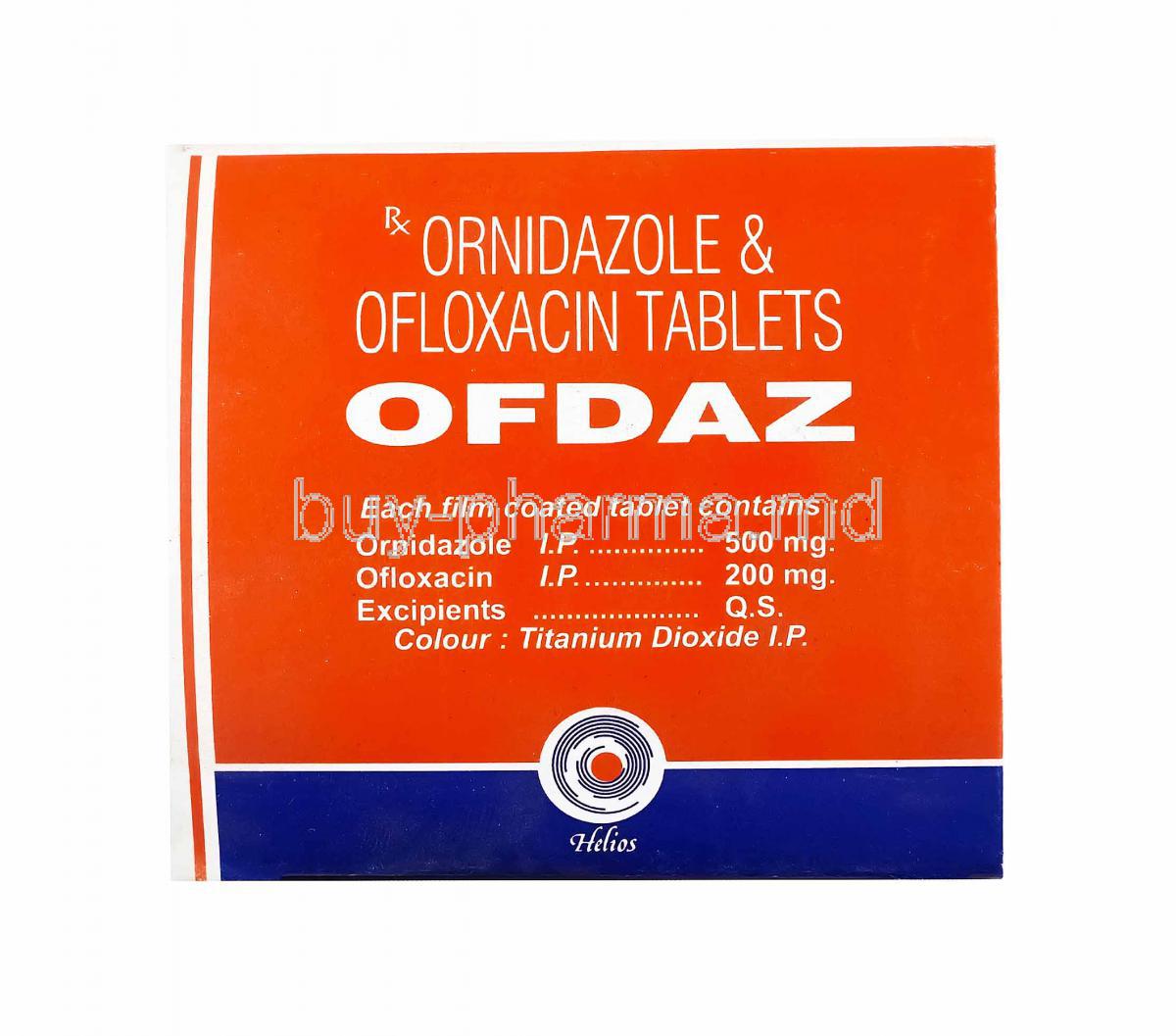Ofdaz, Ofloxacin and Ornidazole