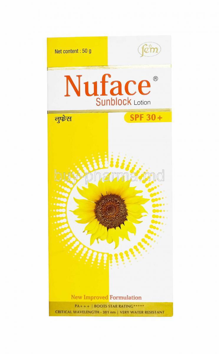 Nuface Sunblock Lotion